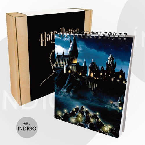 Bitácora Harry Potter Argollada Personalizada Artesanal