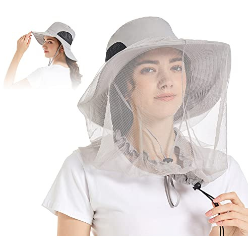 Sombrero Con Mosquitera - Gorra Contra Insectos Protección S