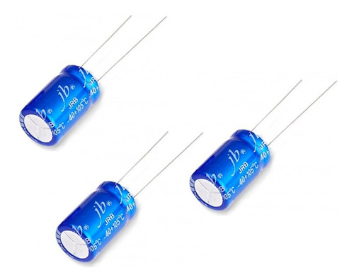 Pack 3 Capacitor Electrolitico 2200uf 16v 105° Radial Nubbeo