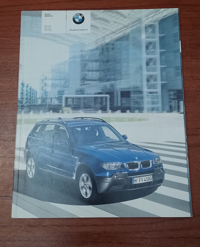 Catalogo Libro Ventas Bmw X3 2004 España - No Manual