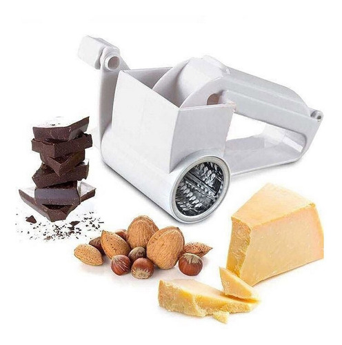 Imagem 3 de 9 de Ralador De Queijo Manivela Inox Rala Queijo Chocolate Promo