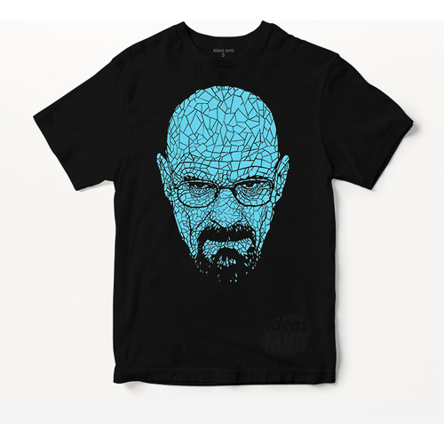 Remera Breaking Bad Heisemberg Blue (negra:) Ideas Mvd