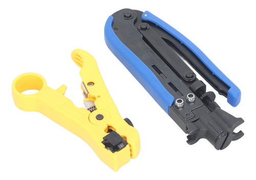 Pinzas Para Engarzar Cables Coaxiales, Herramienta Combinada