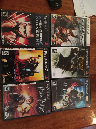 Juegos Para Play Station2 $120 Cada Uno