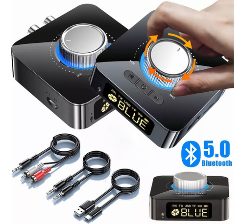 Bluetooth5.0 Transmisor/receptor Audio Portátil 2en1 Adapter