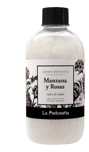 Sales De Baño La Pasionaria Manzana Y Rosas 250g