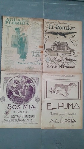 Imagen 1 de 3 de Tango Antiguas Partituras. Lote De 10. 51922.