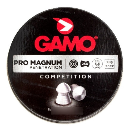 Imagen 1 de 10 de Balines Gamo Pro Magnum 5.5 X250 Aire Comprimido Co2 Swat