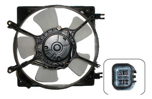 Electroventilador Mitsubishi Eclipse 2.5 Turbo (electro Agua