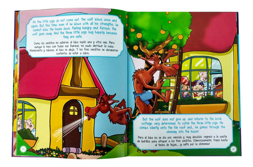 Colección 3 Libros Cuentos Clásicos En Inglés Y Español