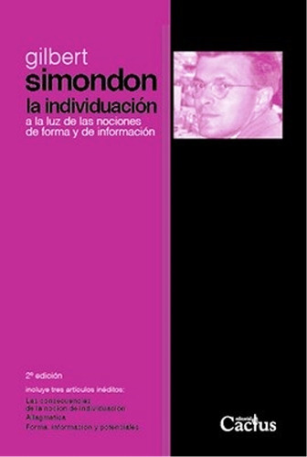 La Individuacion A La Luz De Nociones De Forma E Informacion