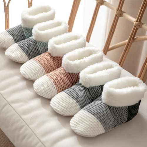 Calcetines Para Dormir Y Nieve Con Aislamiento Grueso Para M