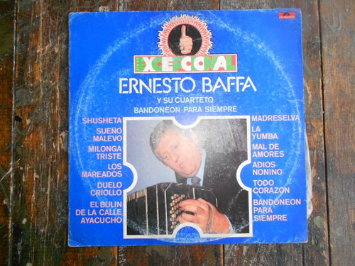 Ernesto Baffa   Bandoneon Para Siempre  Lp Vinilo Impecable