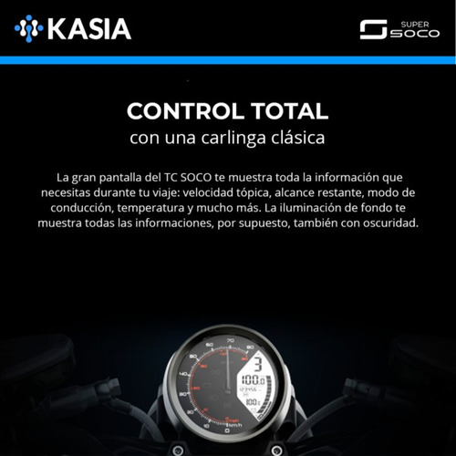 Moto Electrica Super Soco Tc Max Bateria Samsung Kasia