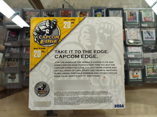 Marvel Vs Capcom Dreamcast Solo Instructivo (Usado)