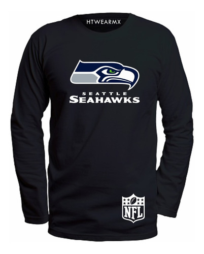 Playera Manga Larga Seattle Seahawks 