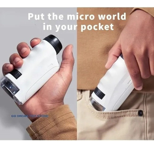 Microscopio Óptico Portátil De Mano L Juguete