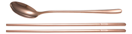Juego De Palillos Spoon 304 De Acero Inoxidable, Estilo Core