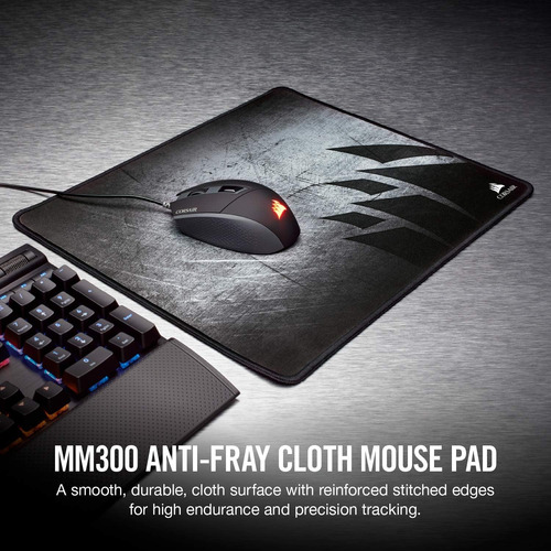 Mouse Pad Corsair Mm300, 360 X 300 X 3 Mm, Antiderrapante