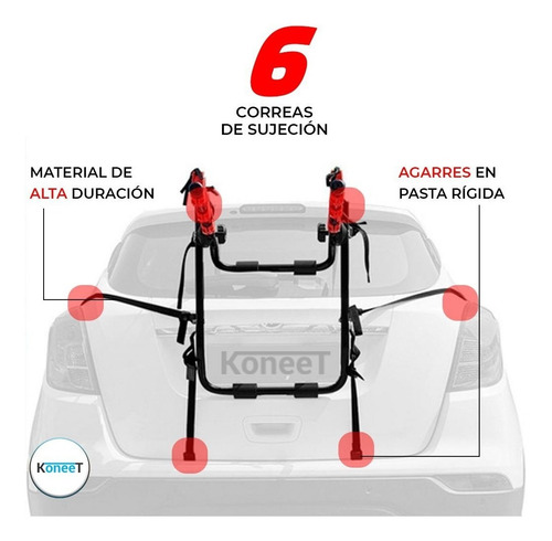 Imagen 7 de 10 de Soporte De Bicicleta Para Carro