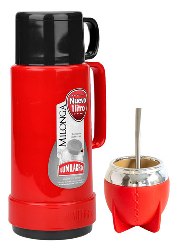 Combo Matero Milonga Lumilagro + Mate Pampa C/ Bombilla