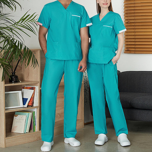 . Conjunto De Uniforme De Enfermería, Top De Enfermera De