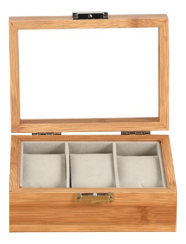 Caja De Almacenamiento Para Relojes, Organizador De Madera