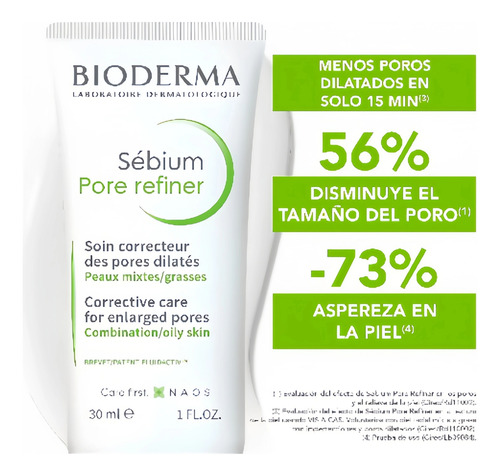 Bioderma Sébium Pore Refiner, Corrector De Poros, 30 Ml Tipo
