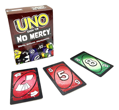Juego De Cartas Uno No Mercy, Uno Juego De Cartas No Mercy
