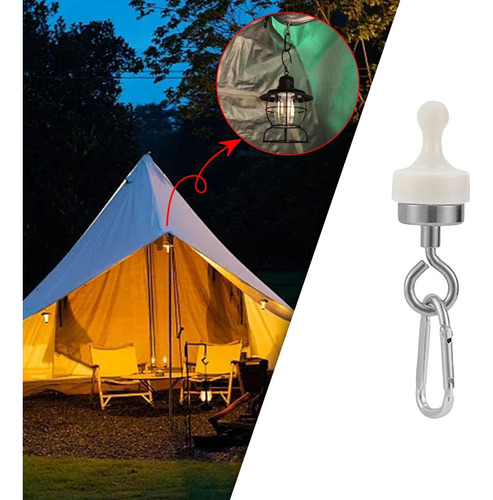 Ganchos Magnéticos Heavy Duty Camping Clip Lamp Hanger Para