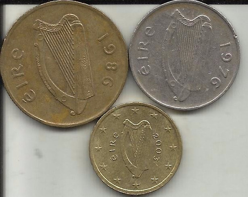 Irlanda 1976 - 2003 Distintas Fechas Y Denominaciones