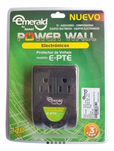 Protector De Voltaje Emerald 120v. Equipos Electronicos