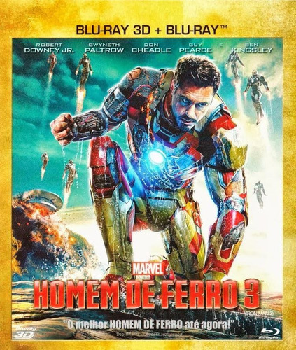 Homem De Ferro 3 - Blu-ray 3d + Blu-ray - Robert Downey Jr.