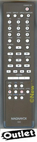 Control Remoto Nb558 Combo Dvd/vcr Magnavox