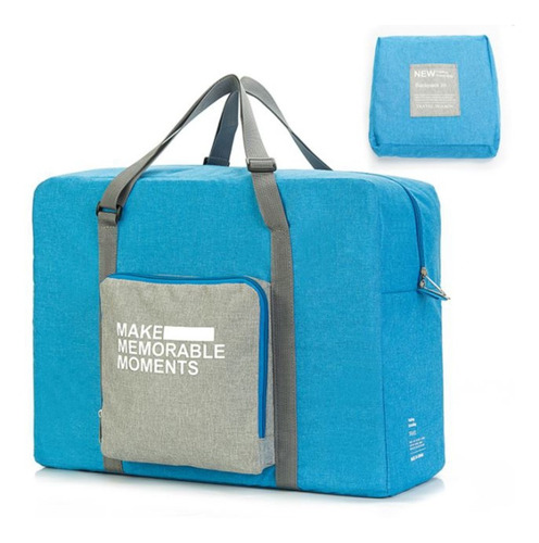Bolso Grande Plegable Viaje Reforzado Jsbags Martinez Azul Marino