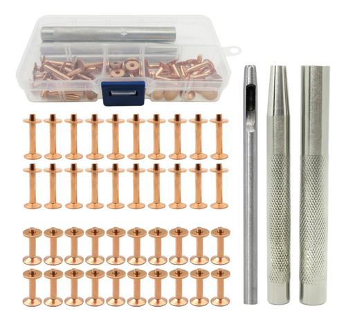 Kit De Remaches De Cuero Con Herramienta De Ajuste D