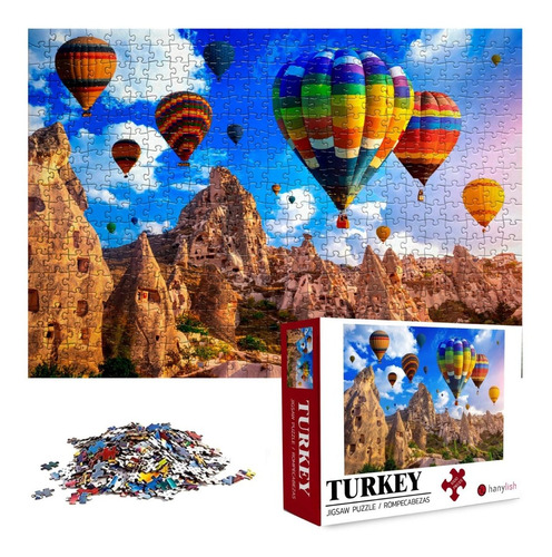 5 Kits De Rompecabezas Paisaje Turquía Calidad Premium