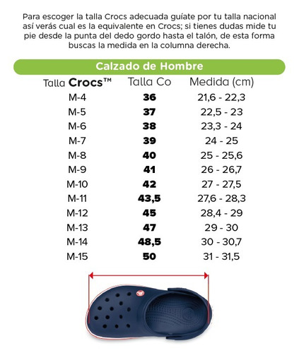 Tabla De Tallas De Zapatos Crocs Switzerland, SAVE 45% -  