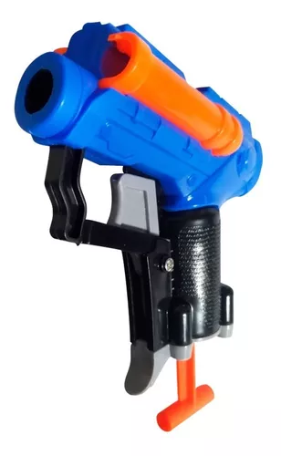 2 armas / pistola infantil atira dardos arminhas de brinquedo com acessórios