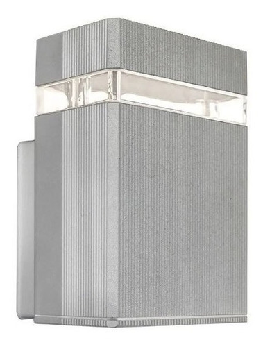 Aplique Unidireccional Exterior Aluminio Led Gu10 1 Luz