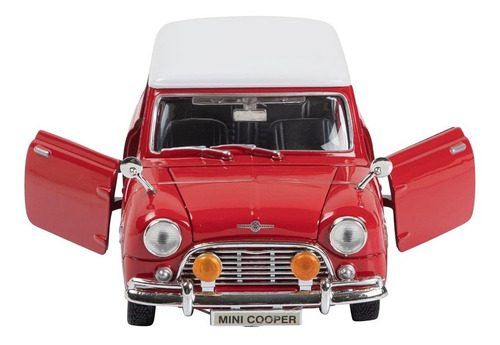 Motor Morris Mini Cooper 1961-1967 Escala 1:18 Max Red