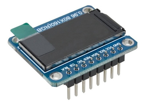 Imagen 2 de 4 de Display Full Color Tft 0.96 Ips 7p Spi Hd 65k Driver St7735