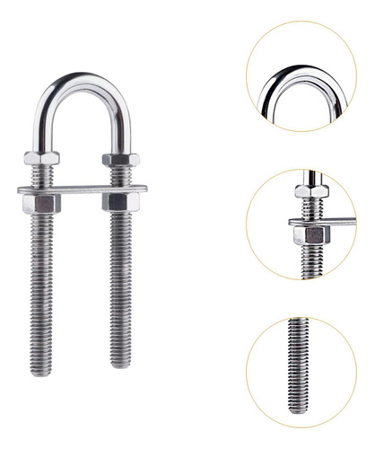 2 Amarres De Acero Inoxidable Para Cubierta De Barco Marino