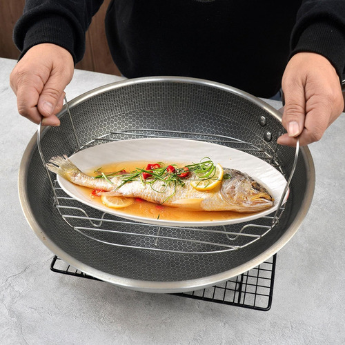 Qe1 Parrilla Vaporera De Acero Inoxidable Para Verduras,
