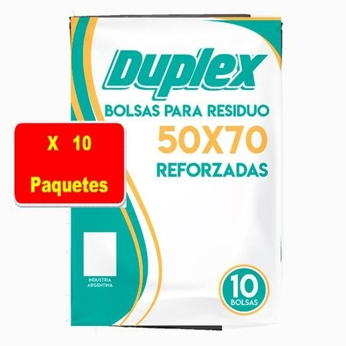 Bolsas De Residuo 50x70  - 10 Paquetes