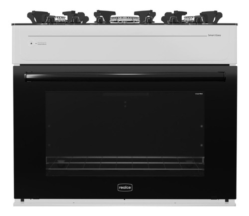Fogão 5 Bocas A Gás Realce Smart Glass Cr222 Cor Branco 127/220