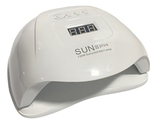 Cabine Uv Led Sun X Plus 120w Gel Unha 36 Led Estufa Cor Branco