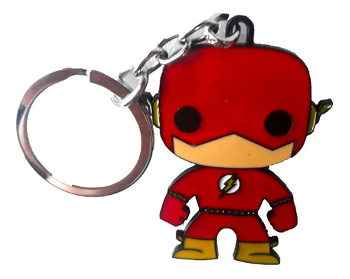 Llavero Flash Justice Leage Barry Allen Liga De La Justicia
