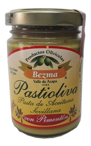 Pasta De Aceitunas Bezma 140 Grs / Varios Sabores