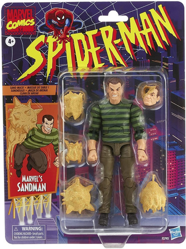 Sandman Hombre De Arena Marvel Legends Spider Man Retro Coll | Meses sin  intereses